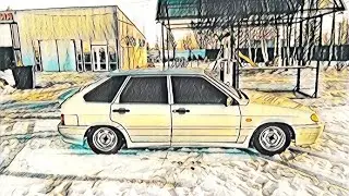 Посадочные будни. Часть 1. Замена стоек и занижение #ваз2114 ,14рки на -120