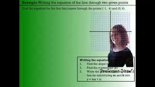 Writing Equations of Lines (Part 1)