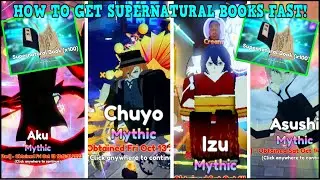 [NEW CODE] HOW TO GET NEW SUPERNATURAL BOOKS FAST *EASIEST AFK METHOD* ANIME ADVENTURES TD ROBLOX