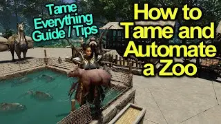 How to Tame and Automate Monkey Parrot Piranha Turkey Capybara | What they do | Zoo | Soulmask