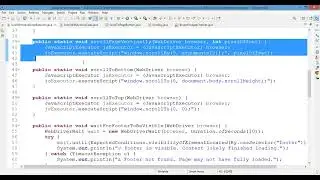 ⚡ Scroll Automation Using JavaScriptExecutor in Selenium (Java + Warp.dev)