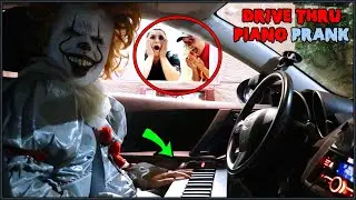 Pennywise Plays Piano in Drive Thru Prank!!