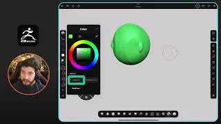 ZBrush for ipad quick tips #12 - Working with polypaint!