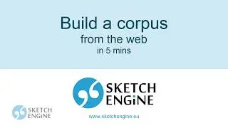 Build a corpus from the web