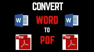 CONVERT WORD TO PDF | 2017
