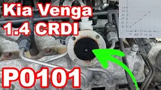Kia Venga 1.4 CRDI engine light intermittently on... Fault finding and repair.