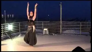 Lotten Lundgren perform in Hafla at the Sunset Viareggio 2014