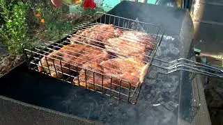 Barbecue on the nature | Step by step cooking kebab