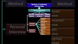 Methods of collecting the Primary Data (Summary) 