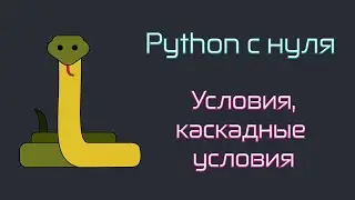 Python  c 0. Условия. Каскадные условия.