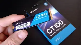 SSD NVMe da marca MiWhole modelo CT100 do AliExpress