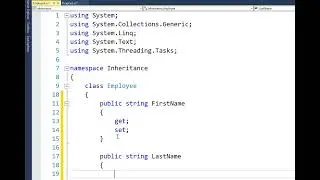 C# Inheritance Demo Part 2