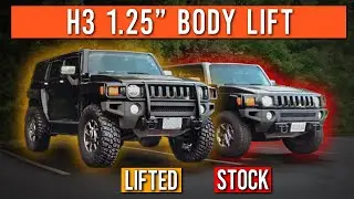 How To Install A 1.25" Body Lift On A Hummer H3