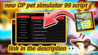 new OP pet simulator 99 script • | multi-farm and autofarm link in the description 👀
