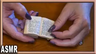 ASMR Page Turning Tiny Dictionary / No Talking / Vintage Book