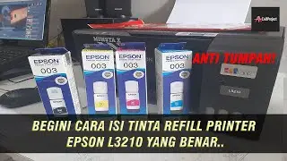 CARA ISI TINTA REFILL PRINTER EPSON L3210‼️