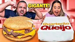 ESPECIAL 3 MILHÕES!!! FIZ O QUARTERÃO GIGANTE DE GUINESS BOOK