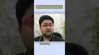 iPhone 15 vs iPhone 16 #youtubeshorts
