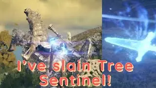 Elden Ring - Defeating Tree Sentinel with a lvl 9 Mage | New player | Version 1.12