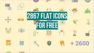 2867 Flat Icons For Free || Presentation || PowerPoint