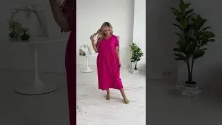 🍒Очень простое платье, но такие милые завязочки на рукавах, да и, это шелковистая вискоза