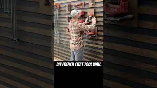 DIY French Cleat Tool Wall 