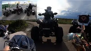 YFZ450r Destroying everyone // Stunt BRP Renegade 1000xxc