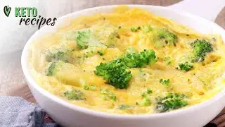 KETO DIET RECIPES | Keto Broccoli and Cheddar Frittata
