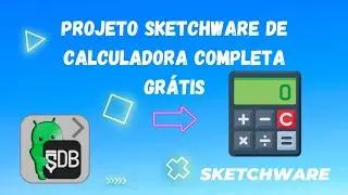 Projeto  Calculadora completa HTML CSS JS no Sketchware.