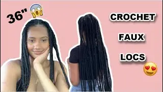 TUTO : CROCHET FAUX LOCS EXTRA LONG EN -2H 🤯