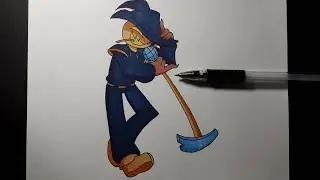How to draw Zardy step by step - Friday Night Funkin