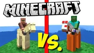 ГЛИНЯНЫЕ ТОРГОВЦЫ ПРОТИВ АРМИИ ЗЛЫХ ЗОМБИ (Epic Clay Soldiers Battle) Minecraft #5