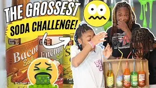 The Grossest Soda Challenge!🥤🤢🤮