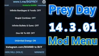 Hack Prey Day survive Mod Menu 14.3.01 , Unlimited Bandage,Bullets