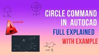 How to use Circle Command in AutoCAD 
