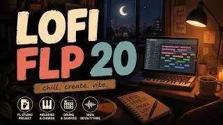 LOFI WITH GUITAR FL STUDIO 20 PROJECT – Lofi Beat Template FLP 