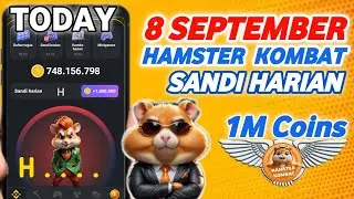 Sandi Harian Hamster Kombat Hari Ini 8 September | Hamster Kombat Daily Cipher Today Code