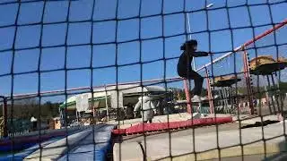 Bilecik Gölpark Lunapark Aysu-Zeynep Demir Kuzenler. Zıp Zıp