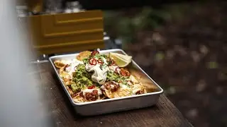 Making My favourite Nachos in the rain on K'gari