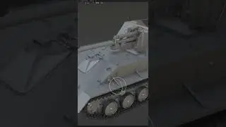 SU-76M Blender Scene 3d-model / СУ-76М. Сцена в Блендері
