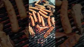 BBQ cooking at home #shorts #cooking #food #asmr #mukbang #eating #delicious #home #virqlshorts