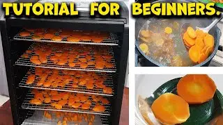 Dehydrating Carrots, Vac Sealing, Rehydrating & Blanching Explained  in Detail.