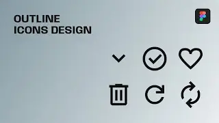Outline Icons Design (2/2) || Figma Tutorial