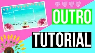 How to Make an Outro Card / Endslate Tutorial || Spirited Gal