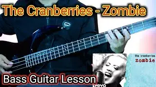 The Cranberries - Zombie Bass Guitar Lesson | Nepali Bass Guitar Lesson