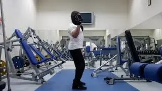 Плечи - жим штанги стоя с груди