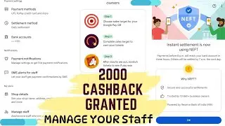 Manage your staff in Google pay MARCHENT/2000 cashback guaranted.instant settlement&NEFT settlement