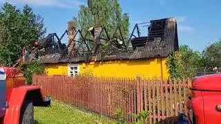 Пожар в д. Манцевичи