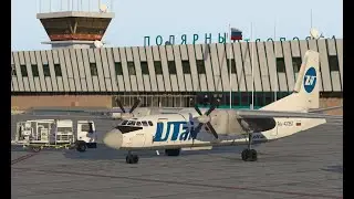 Ан24 с доработками. Кастомная навигация RealitiXp GNS430. Полярный - Тында