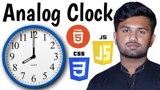 How to Build an Analog Clock with HTML, CSS, & JavaScript: Beginner’s Full Tutorial